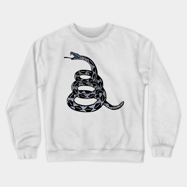 gadsden flag Crewneck Sweatshirt by psanchez